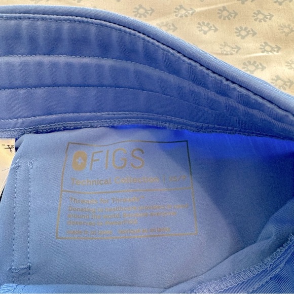 Figs Zamora Women’s Technical Collection Blue Scrub Jogger Pants XSmall - Picture 8 of 8
